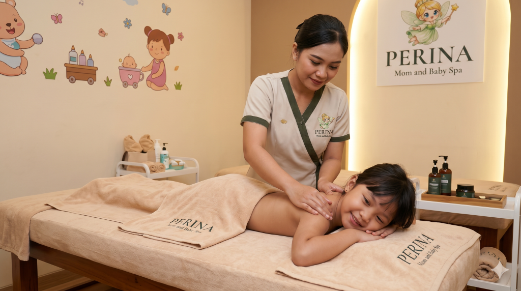 Kids Massage di Perina Mom and Baby Spa: Perawatan Relaksasi untuk Si Kecil yang Aktif dan Ceria-Perina