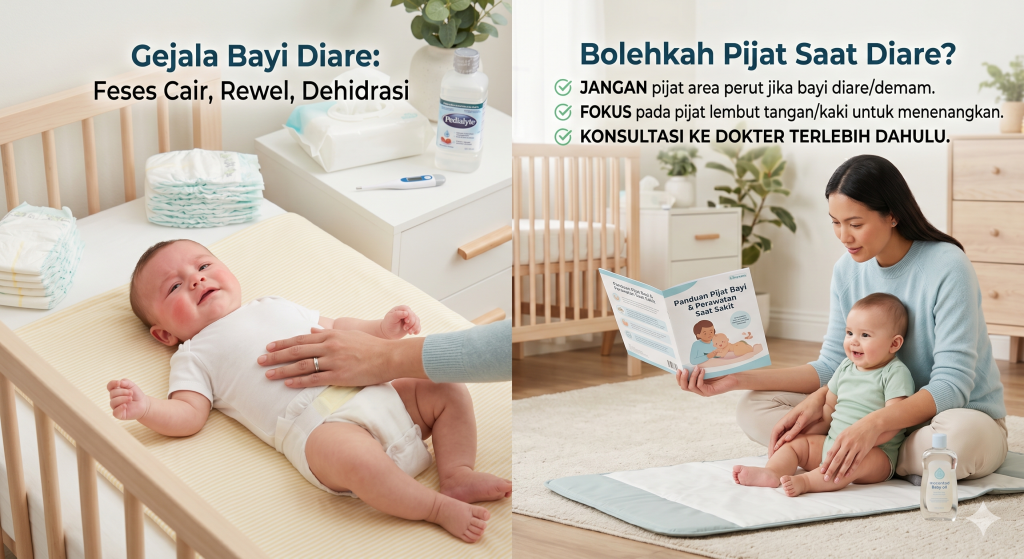 Bayi Diare Boleh Pijat? Ketahui Waktu yang Tepat dan Hal yang Perlu Diperhatikan-Perina