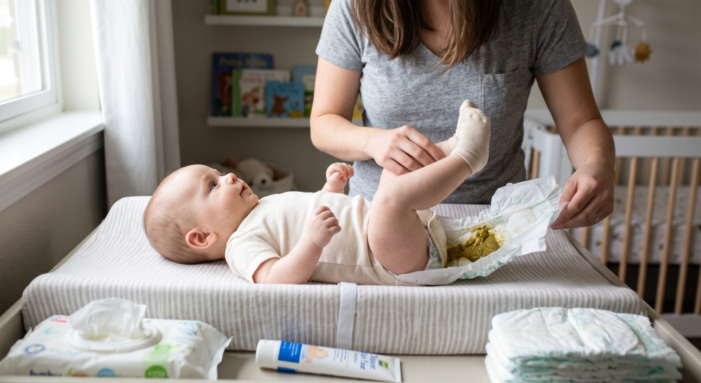Bayi BAB Hijau, Normal atau Tanda Masalah? Kenali Penyebab dan Cara Mengatasinya - Perina Bayi BAB Hijau, Normal atau Tanda Masalah? Kenali Penyebab dan Cara Mengatasinya-Perina