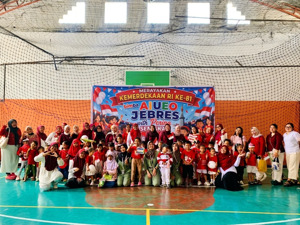 Perina & BiMBA AIUEO Meriahkan Lomba 17 Agustus HUT RI ke-81
